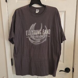 Eli Young Band Concert Gildan Gray T-Shirt